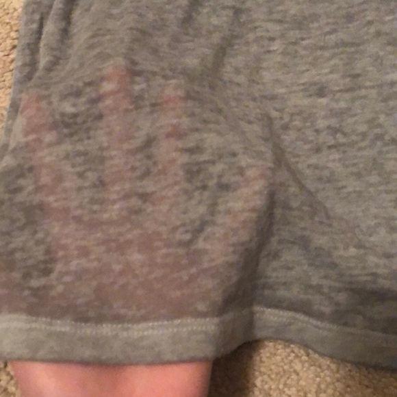 A See-through gray white and pink shirt - Picture 3 of 3